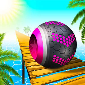 3D Super Rolling Ball Race