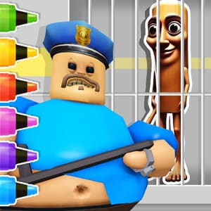 Coloring Book: Tung Tung Sahur Prison