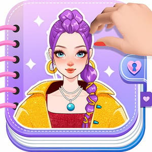 DIY Paper Doll Diary Dress Up