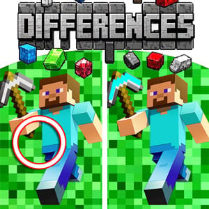 Find The Differences: Minecraft